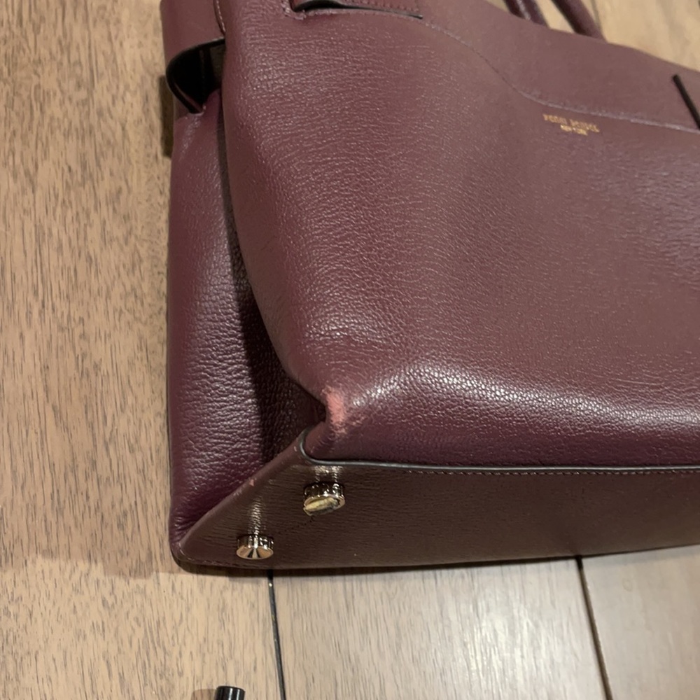 Henri Bendel handbag . Burgundy leather. - Picture 7 of 7